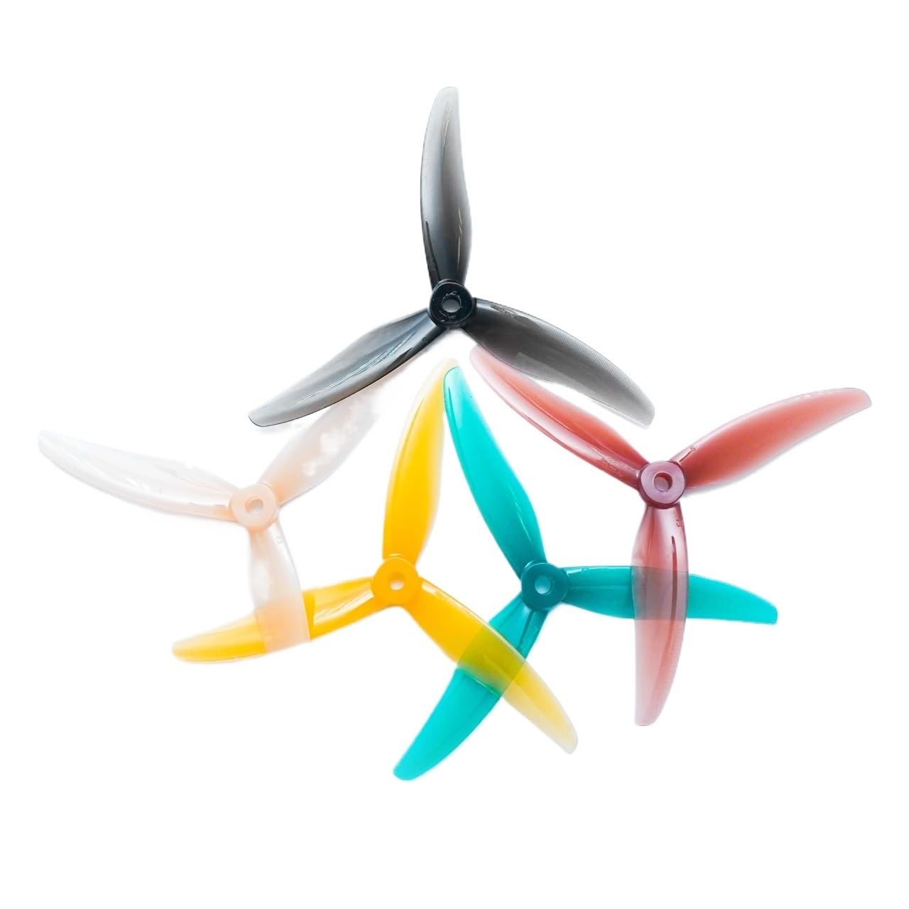 Uniwersalne 2 szt./4 pary 3 śmigła wirnikowe 5133 5,1 x 3 x 3 PC do dronów Freestyle Rc (2 pary szare)