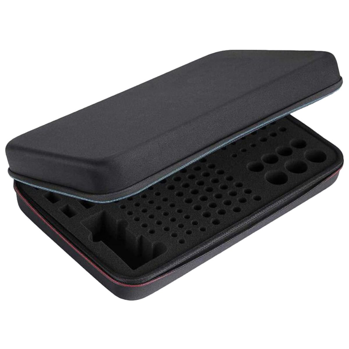 Contenitore Organizer Batterie al Litio Eva Nero Grande Capacità | Antipolvere e Antispruzzo, per Viaggio, Adatto anche Altri Piccoli Oggetti