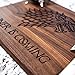 Game of Thrones Cutting Board - Game of Thrones Gift, Game of Thrones Merchandise, Walnut Wood Cutting Board Handmade in the USA - Dinner is Coming