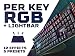 Acer Predator Aethon 303 Kabelgebundene Gaming-Tastatur – Kailh blaue mechanische Schalter,RGB beleuchtete Tastatur,5 voreingestellte Gaming-Modi & 3 Standlichteffekte,100% Anti-Ghosting