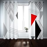 【Hermosas cortinas】: las cortinas están impresas con una hermosa artesanía y colores, lo que es adecuado para todas las habitaciones, habitaciones, oficinas, etc. para crear un ambiente hermoso. Las cortinas también son adecuadas para diferentes días festivos (Navidad, Acción de Gracias, etc.) para brindar una maravillosa experiencia de vacaciones.