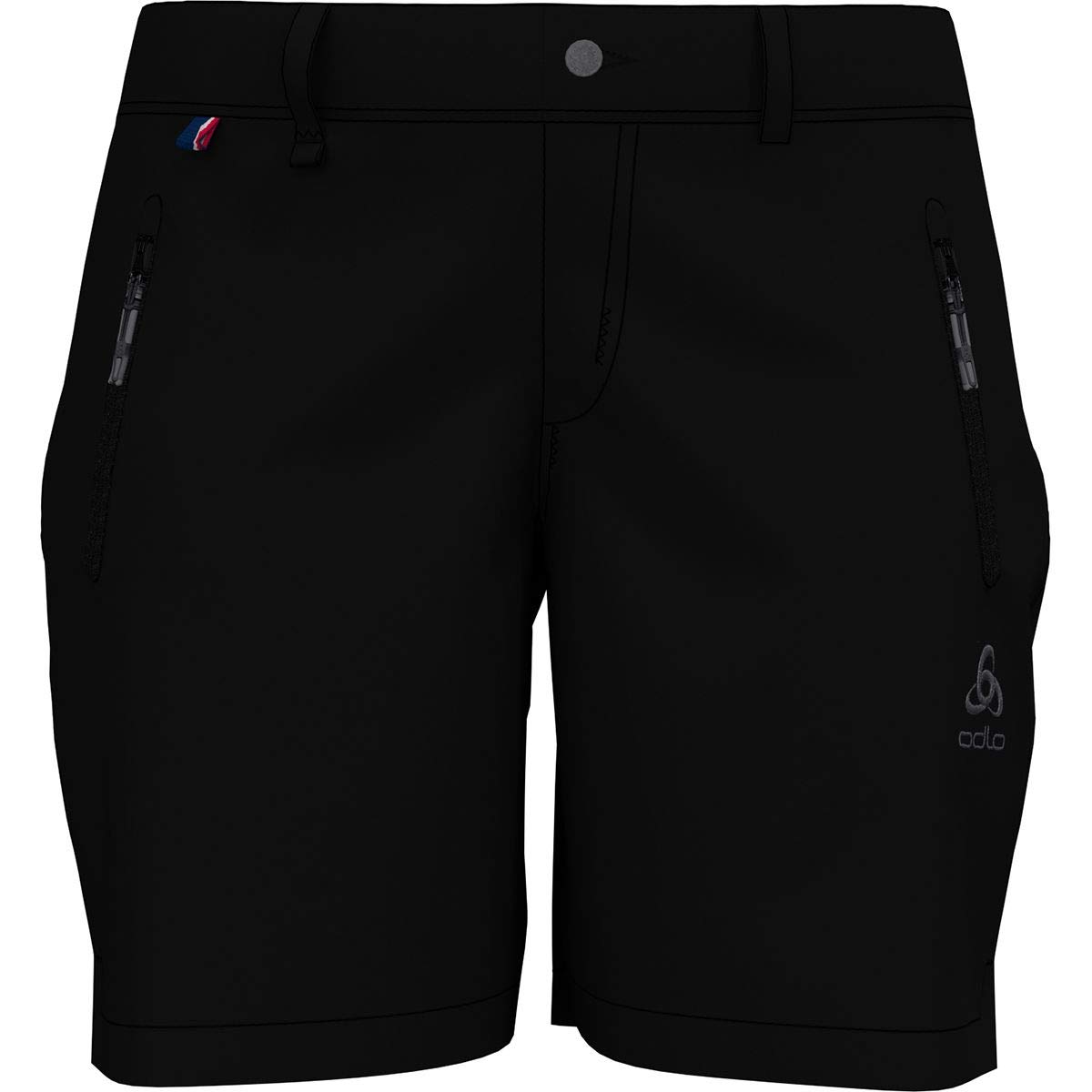 Odlo Women WEDGEMOUNT Shorts - Black, Size 36