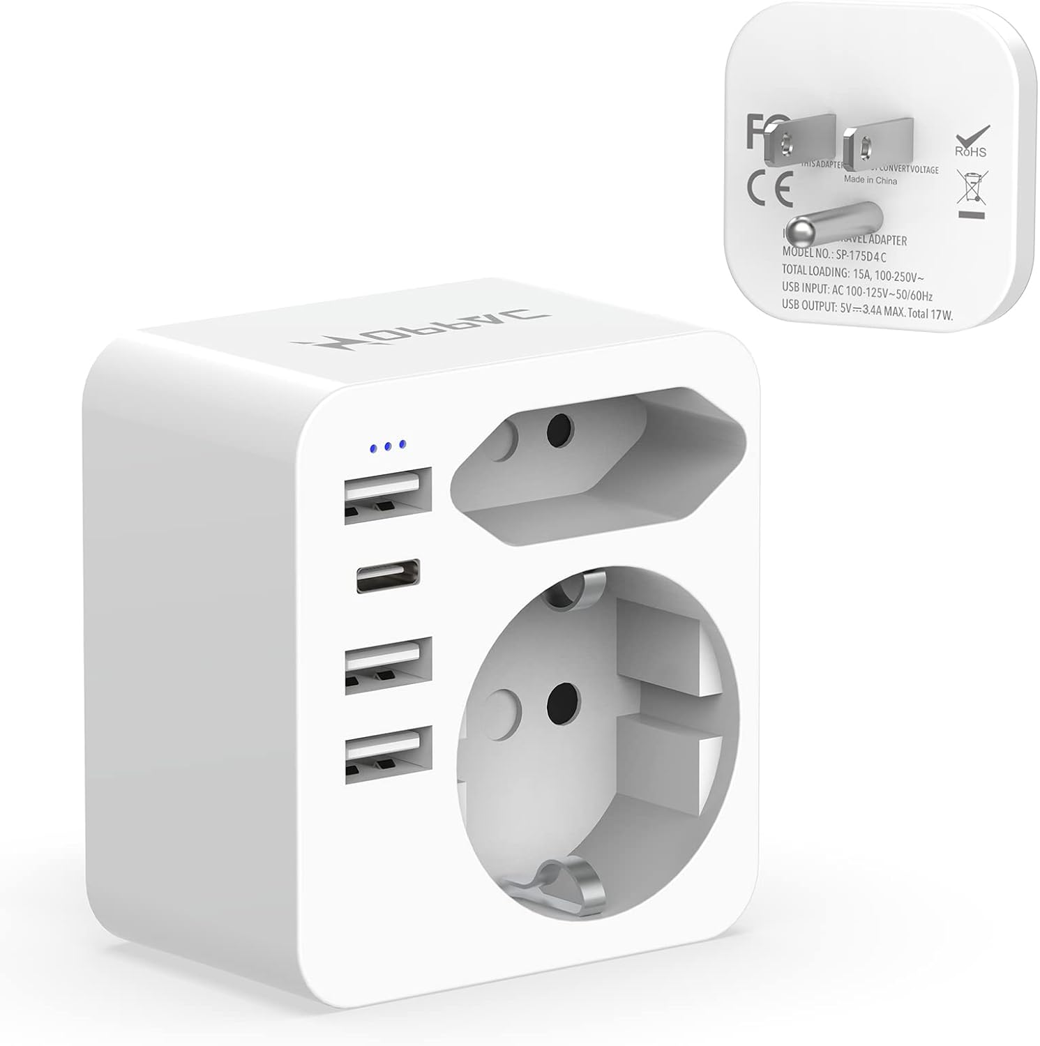 Adaptateur prise EU/USA