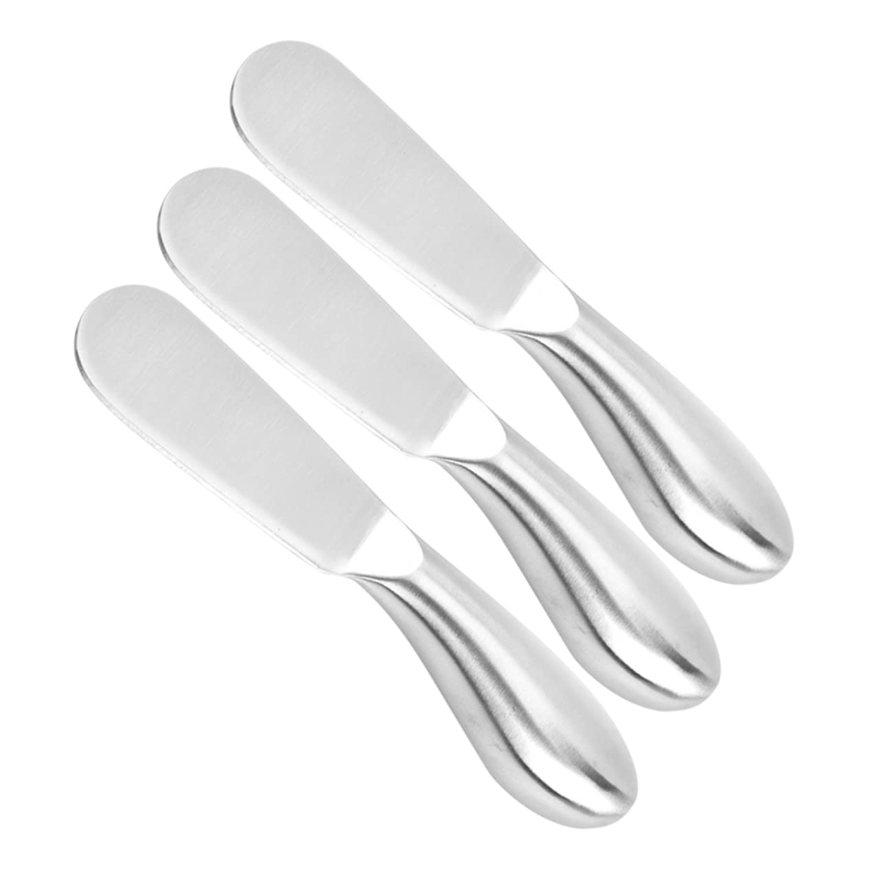 Cabilock 3Pcs Stainless Steel Cheese Cutter Manual Butter Slicer Spatula for Kitchen Use Easy to Clean and Store for Home Cooking and Baking