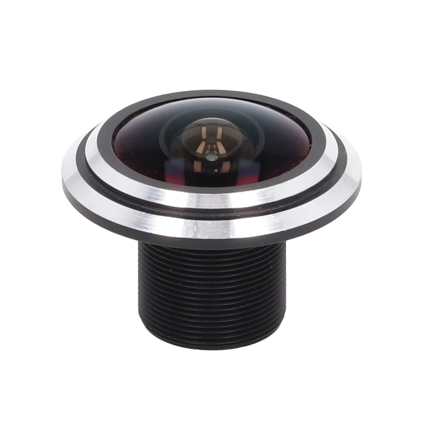 Zoeyilan 1.8mm Focal Length Fisheye Lens, 5MP CCTV Camera Lens, Aluminium Alloy Security Camera Lens, Fixed Aperture CCTV Camera Lens