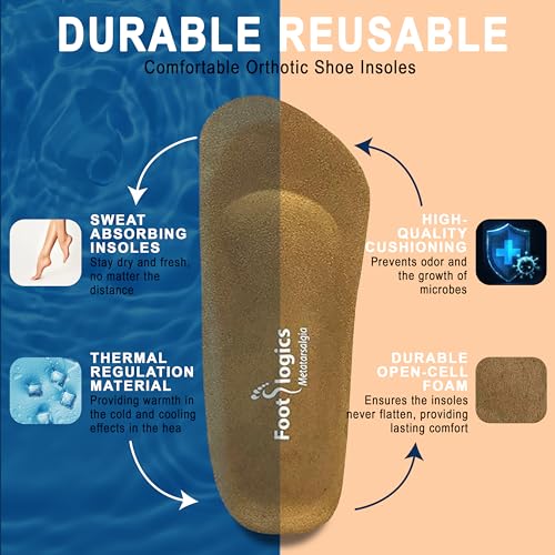 Plantillas ortopédicas Footlogics 3/4 para dolor metatarsal miniatura 4