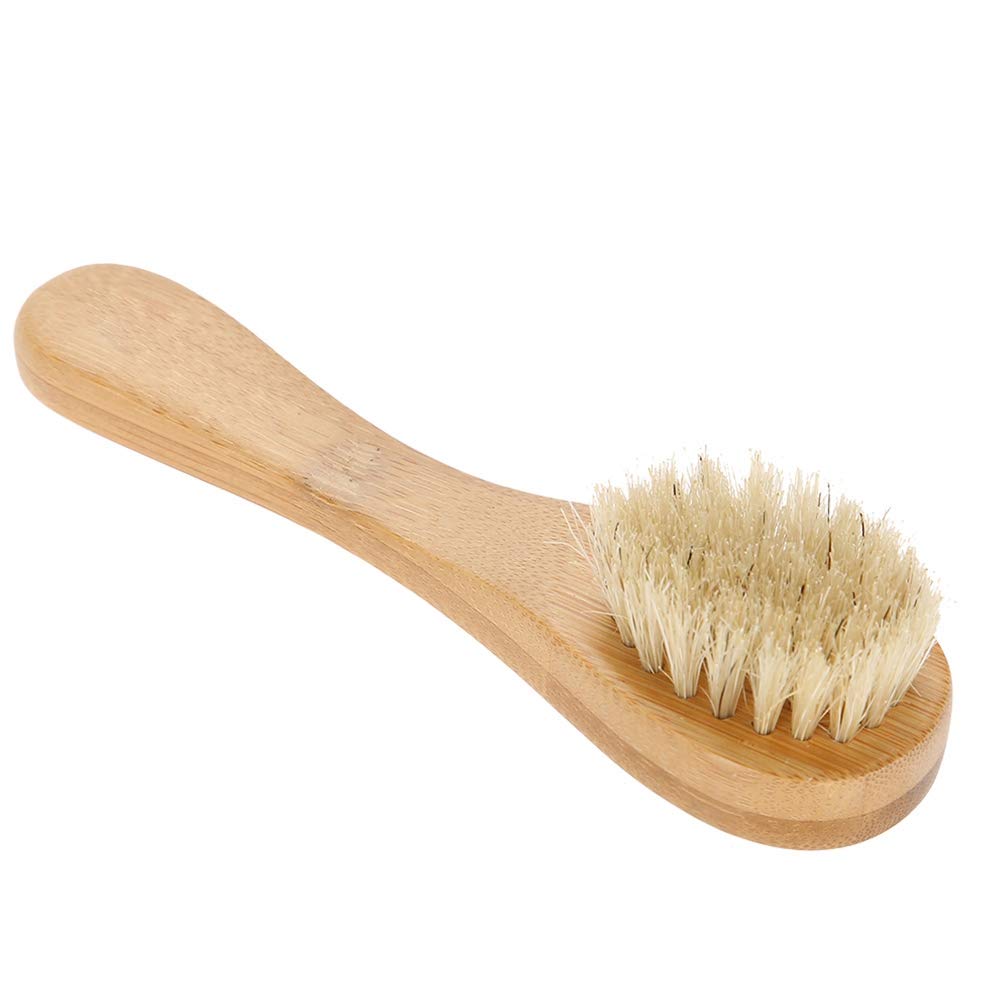 L Brush,Face Brush Wood,Brushing Corpo,Cepillo+Exfoliante+Corporal,Facial Dry Brush for Face,Zen Me Dry Brush for Face Wooden Handle Face Brush Exfoliating Cleaning Skin Brush Tool