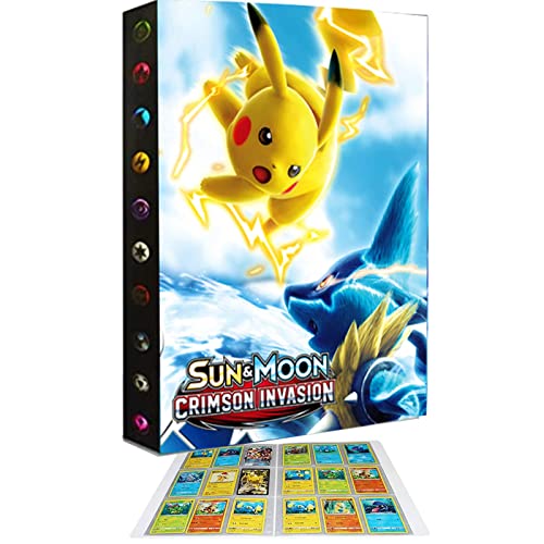 Album Raccoglitore carte, Grande portacarte bustine sleeves - 9 tasche per pagina - 24 pagine possono contenere 432 carte -2E27