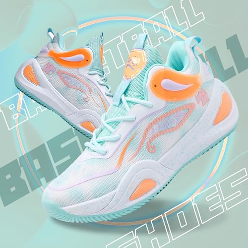 Men's Basketball Shoes Fashionable Breathable Anti Slip Sports Shoes Outdoor Running Fitness Training Shoes2