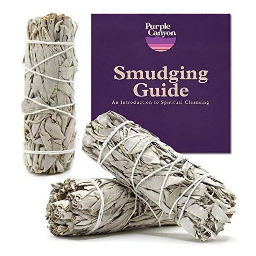 PURPLE CANYON White Sage 3-Pack Smudge Stick
