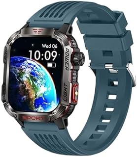Reloj inteligente Huawei para Xiaomi Military GPS, reloj inteligente para hombre, linterna, brújula, impermeable, rastreador deportivo al aire libre, Bluetooth, llamada, reloj inteligente