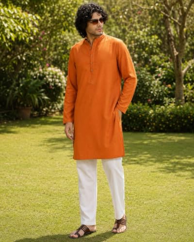 Image of Men's Premium Cotton Pyjama Bottoms - Regular Fit, Elastic Waistband, Soft & Breathable Fabric for Ultimate Comfort