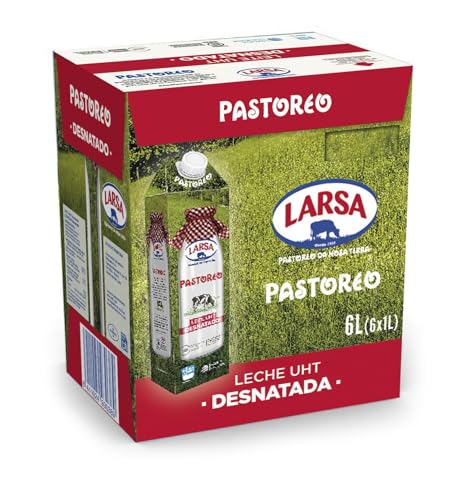 Larsa Leche Desnatada, Pack 6 x 1L