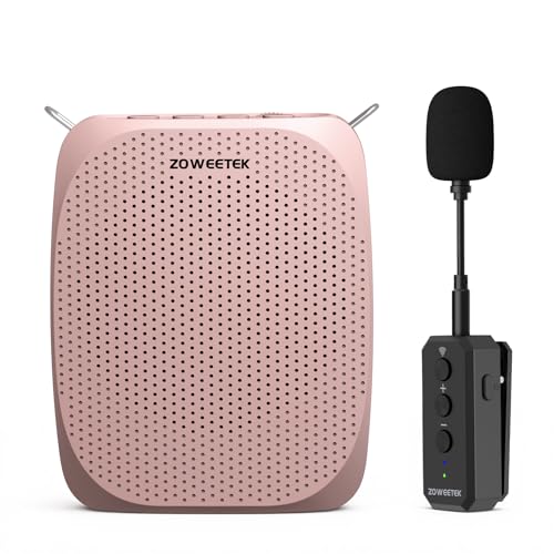 ZOWEETEK Wireless Voice Amplifier with Mic