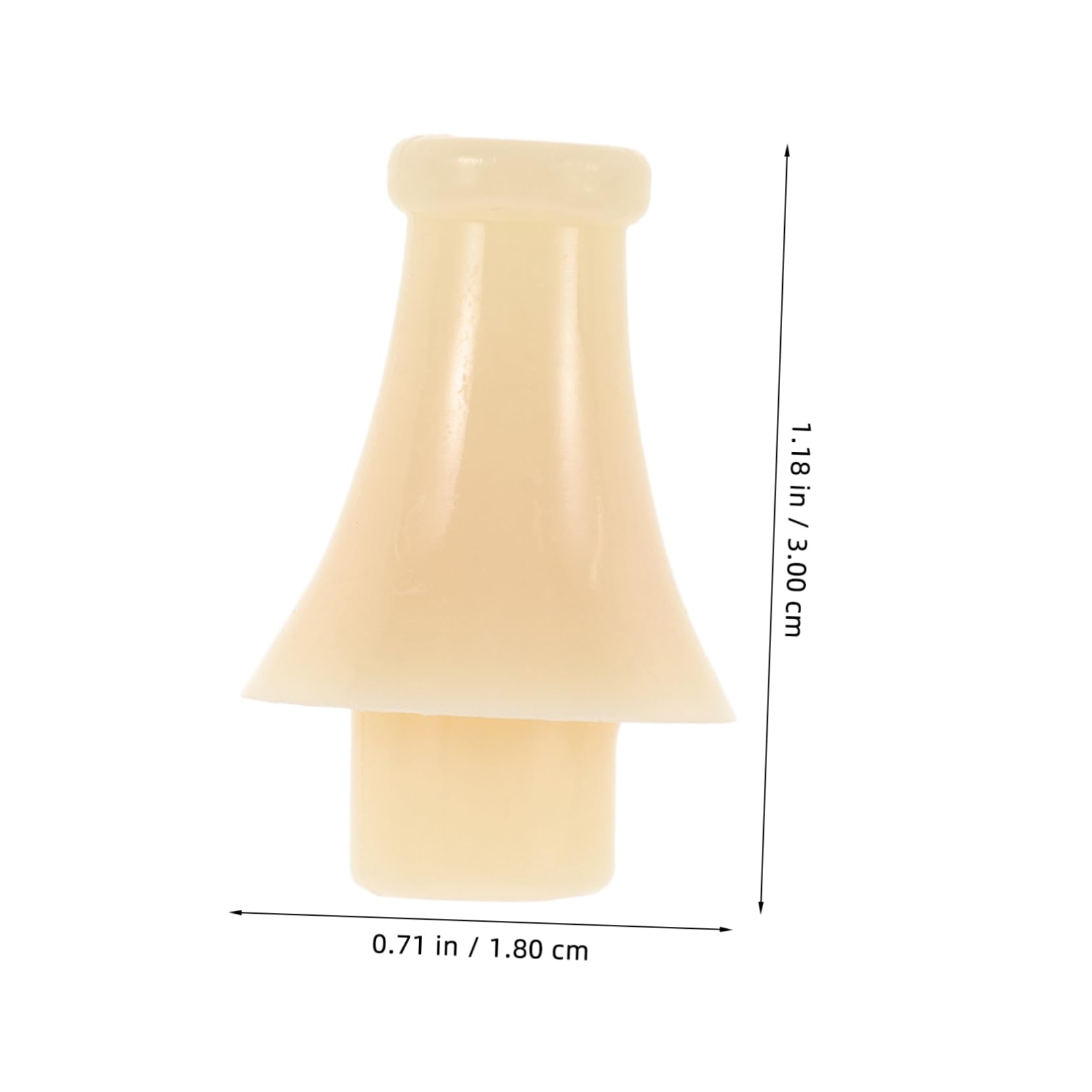 LIFKOME 2pcs Ergonomic Chinese Flute Mouthpiece for Musical Instrument Durable Easy Maintenance Comfortable Grip for Extended Playing Sessions