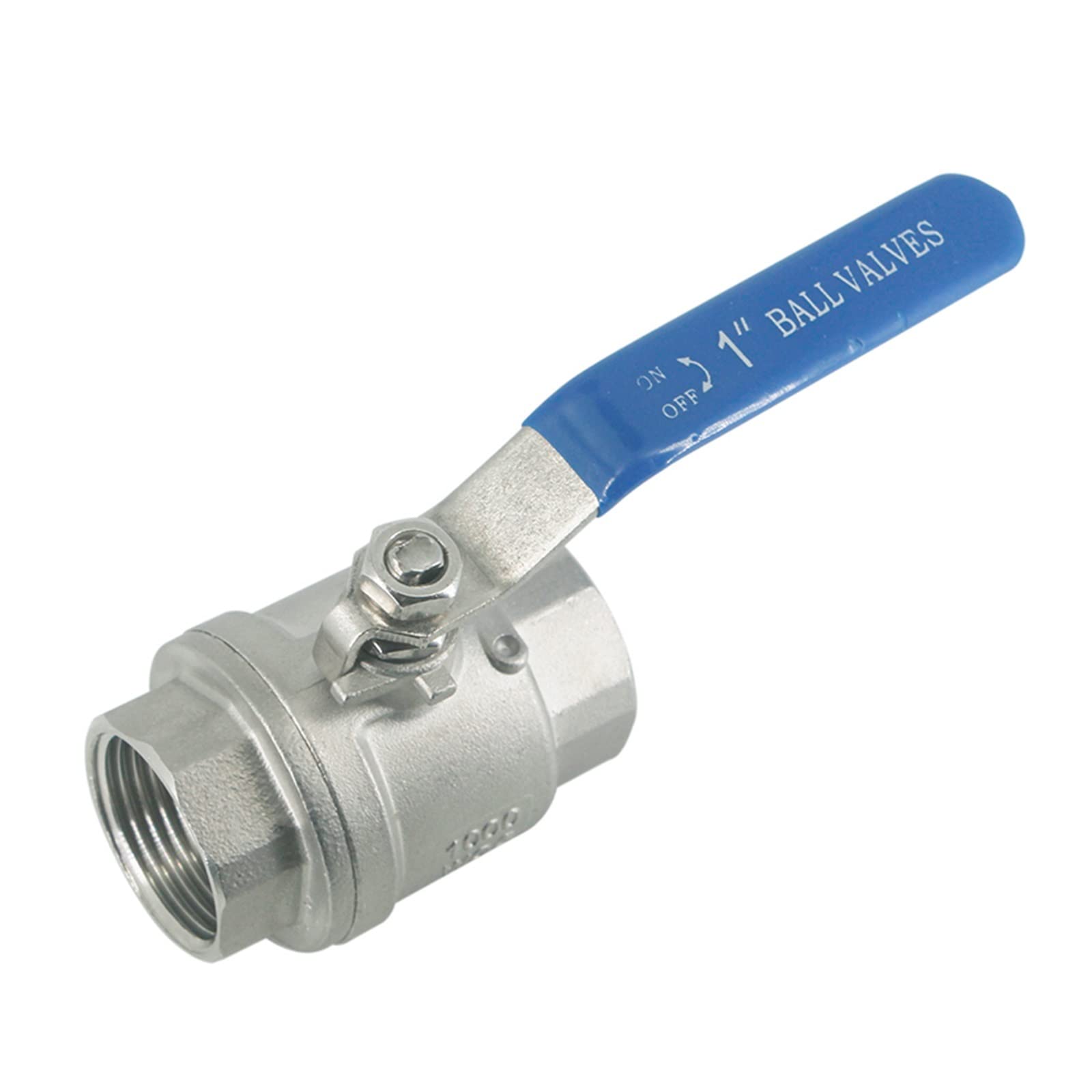 Válvula de bola de 3/4" contra fugas por alta temperatura en acero inoxidable SS304 DN20
