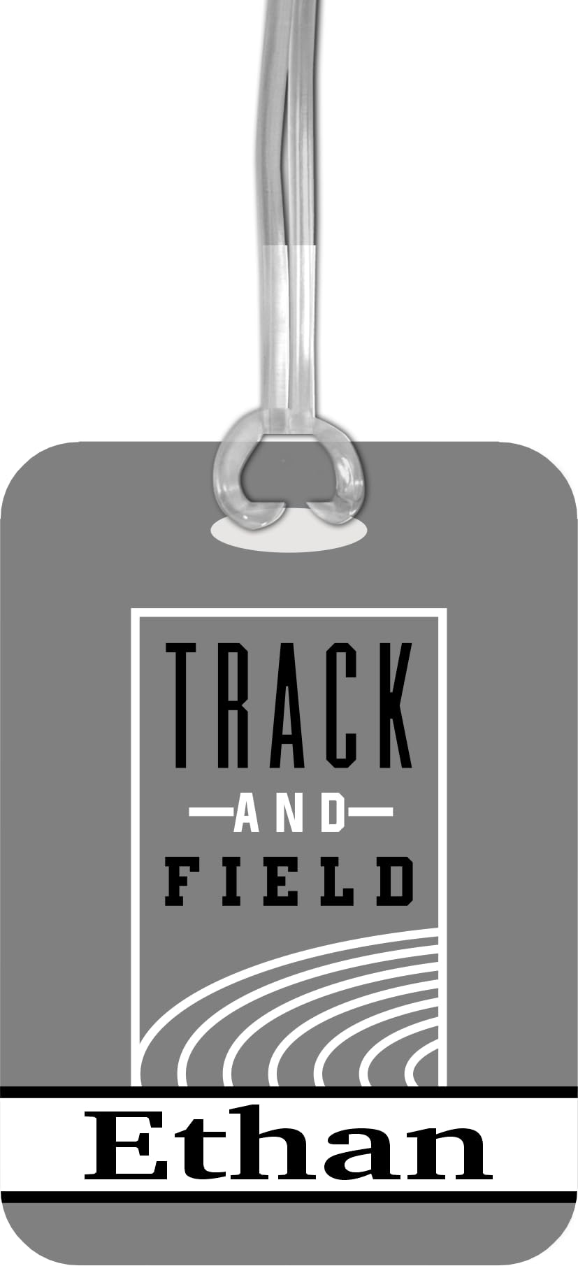 Daisy Lane Track and Field Gifts for Girls Boys Team, Personalized Name Bag Tag, Teen Luggage ID Badge
