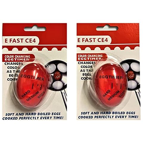 2 Pack Colour Changing Egg Timers Cover