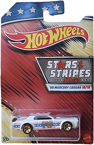 Hot Wheels Stars & Stripes Series 68 Mercury Cougar miniatura 1