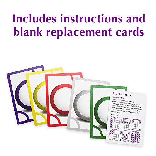 Royal Bingo Regular Calling Cards - Pack Of 81 - High Visibility Font, 3.5" X 2.5" Per Card-Replacement For Raffle And Balls #TOP5