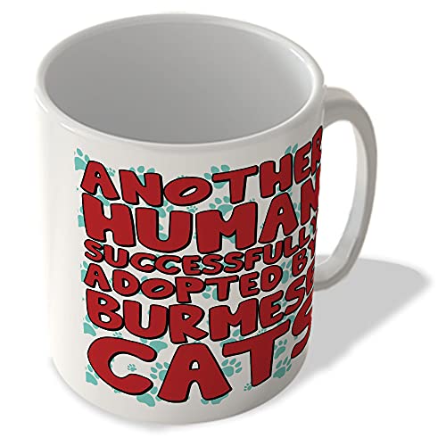 McMug - Another Human Successfully Adopted by Burmese Cats - Mug, Ceramic, 11fl.oz.