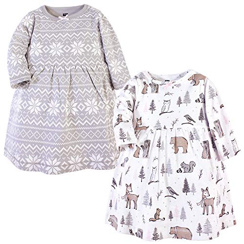 Image of Hudson Baby Girl's Cotton Dresses