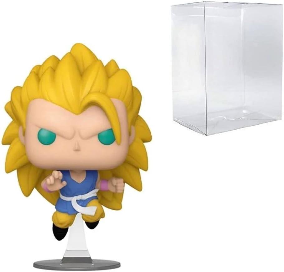 POP! Animation: Dragon Ball GT - Super Saiyan 3 Goku #1633 Exclusive Bundled with Compatible Box Protector Case, C1633