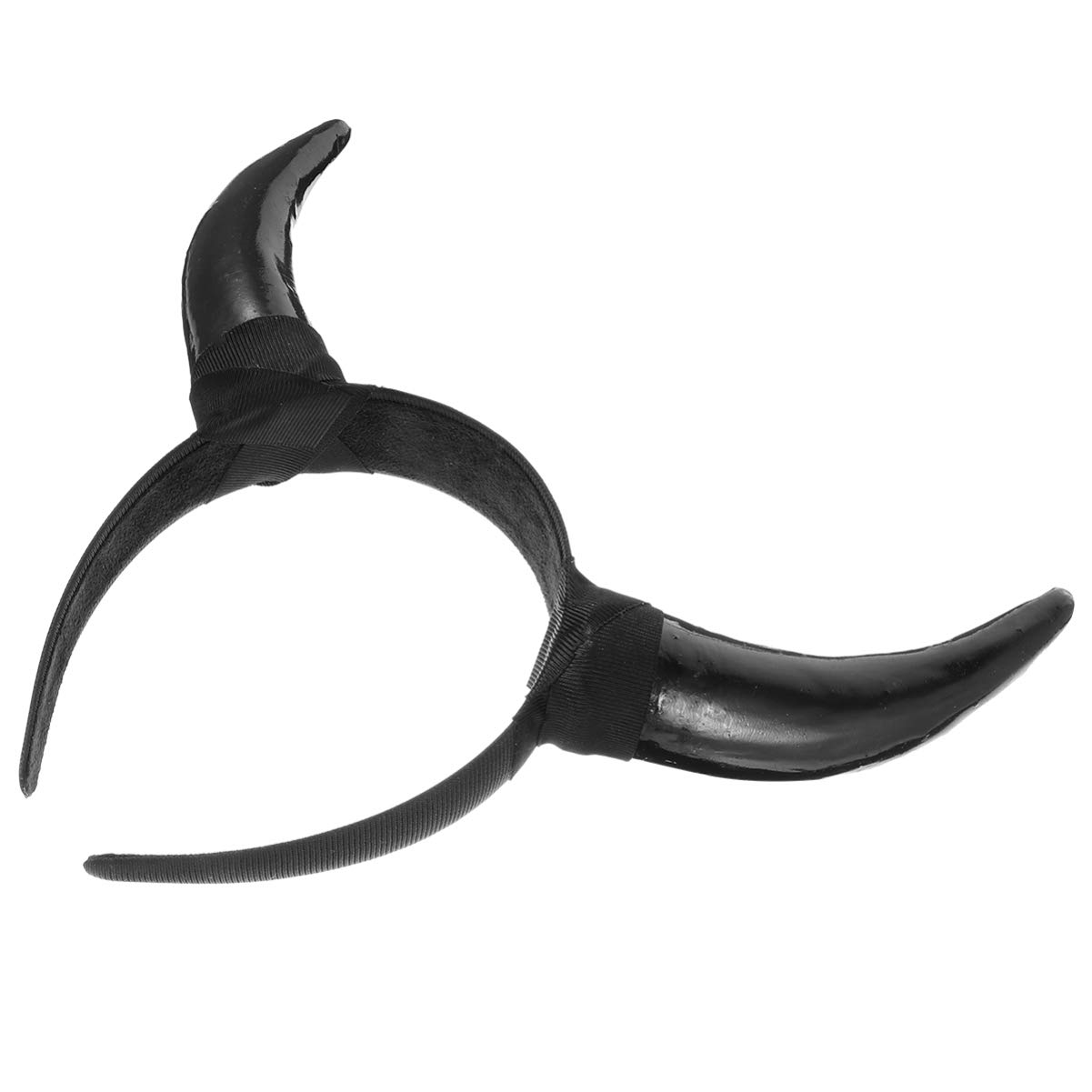 Cow Horn Hair Hoop Devil Horns Headbands Halloween Band Animal Ghost Cosplay Costume Accessories for Girls Women Masquerade Performance Headwear