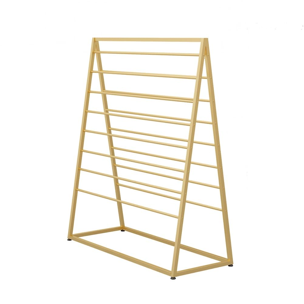 HTTGDGDH Freestanding Scarf Display Rack With Multi-Hooks, Decorative Shawl And Scarf Hanger Organizer For Retail Store, Boutique And Home Decor