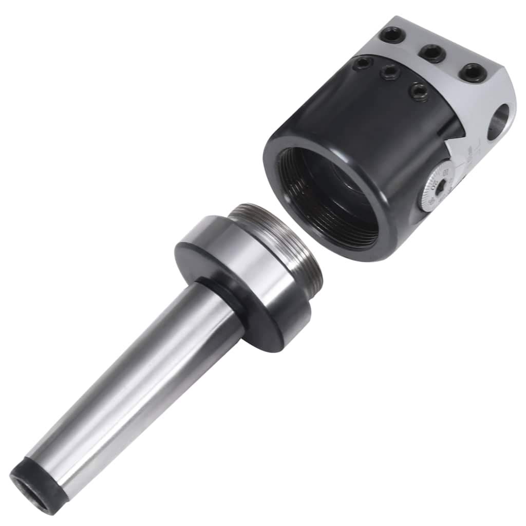 MT3-F1-12 - Juego de herramientas de perforación (15 piezas, 50 mm, para fresadora CNC, acero 40 Cr, precisión de 0,01 mm, incluye 9 barras de taladro)