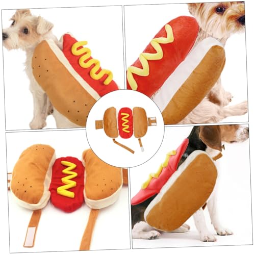 Disfraz ligero para mascotas Abaodam talla L color naranja miniatura 2