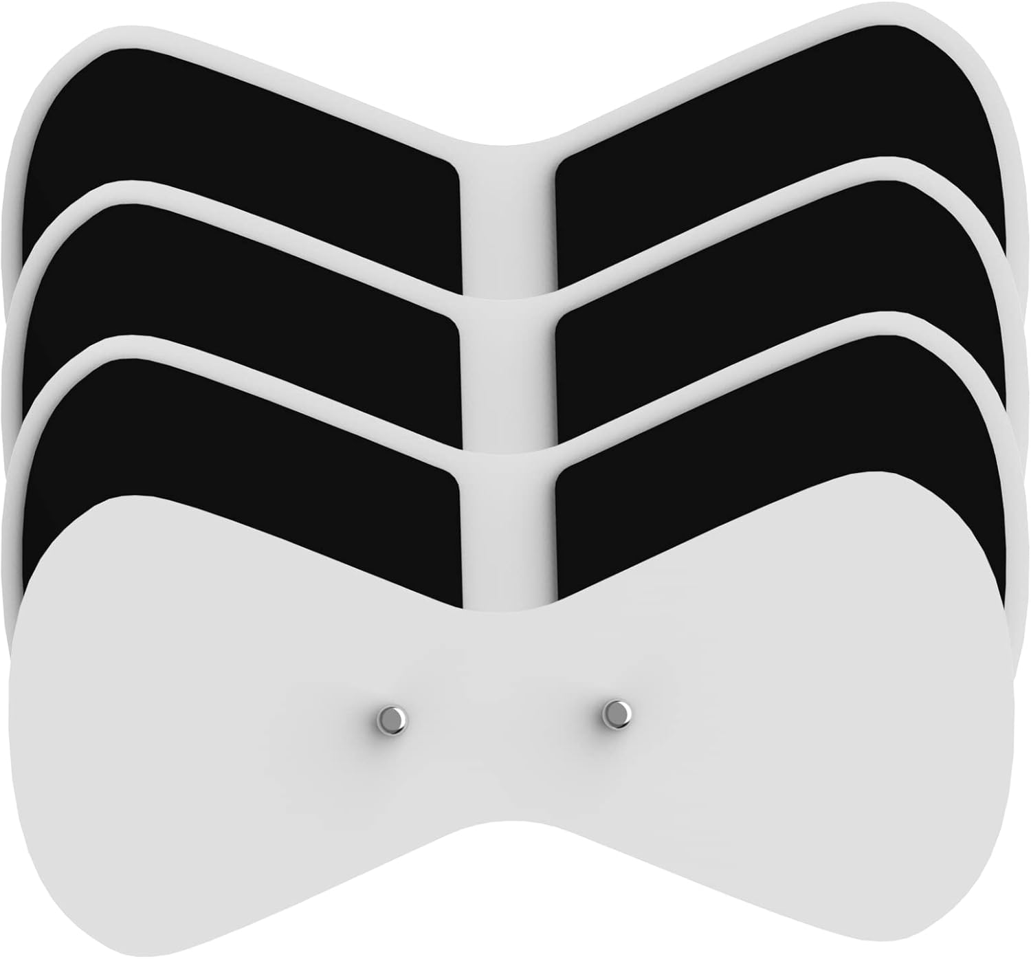 Comfytemp TENS Unit Replacement Pads only for K6101, 4 Pack Wireless TENS Pads, 5.1″ x 2.4″ Reusable Self Adhesive Electrodes with Premium Quality, Non-Irritating Design for Muscle Stimulator Therapy