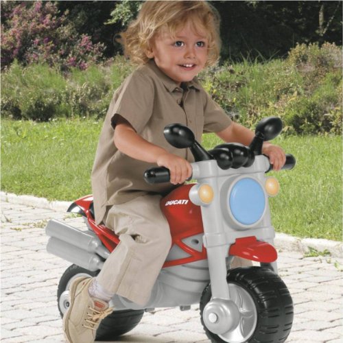 Chicco Moto Ducati porteur pour Enfants Porteur Moto avec Stabilisateurs Amovibles Klaxon et Grondement du Moteur Max 25 Kg Jouet Enfant de à - vue 3