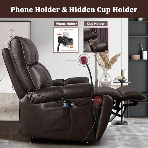 Sillón eléctrico reclinable con masaje y calefacción miniatura 5