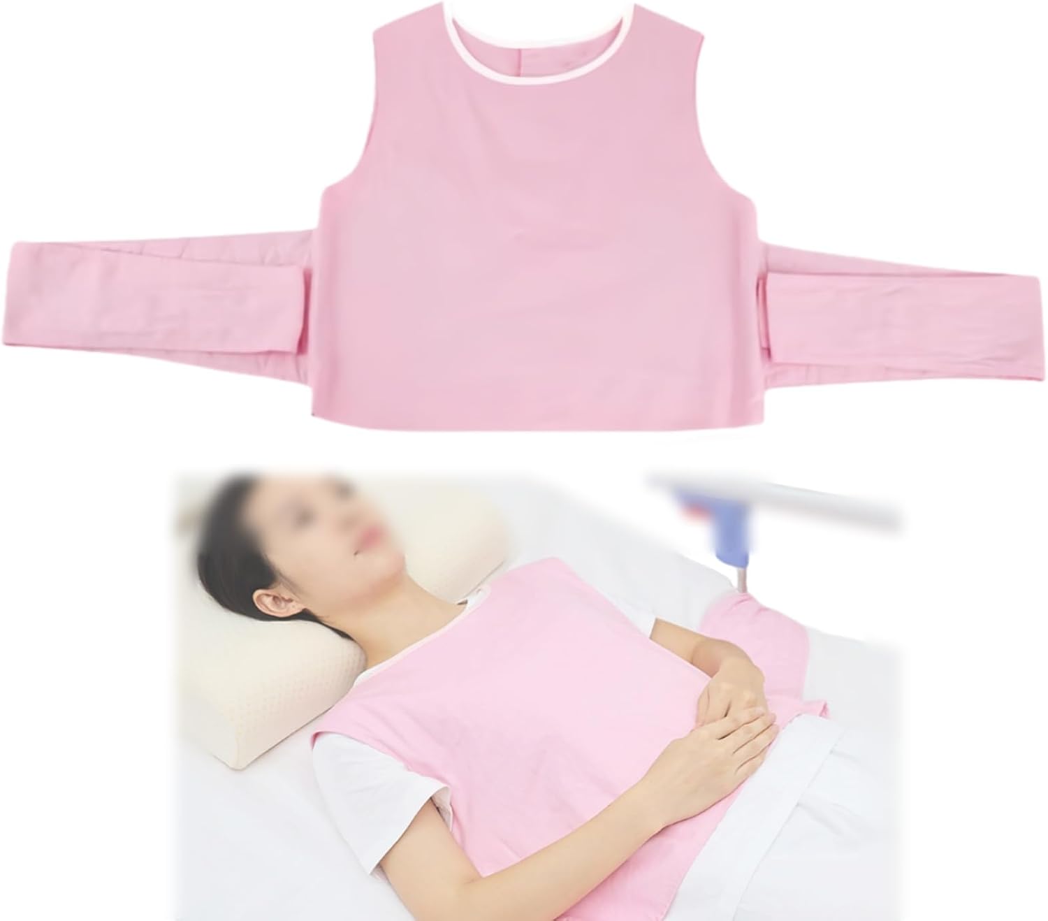 Bed Restraints Elderly Dementia, Safety Vest Chest Restraint for Seniors