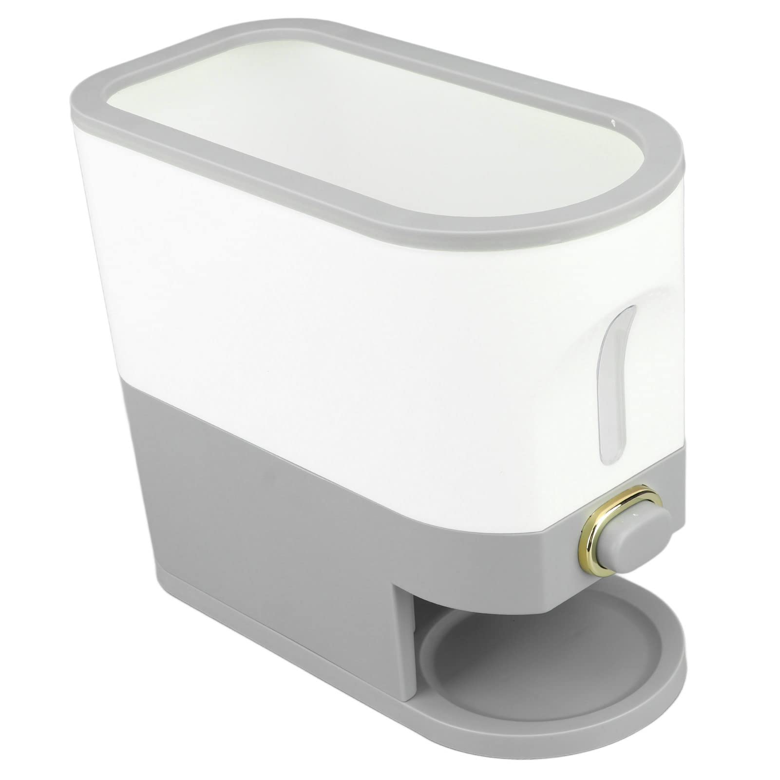Hidyliu Dispenser di Riso di Grande capacità per con Contenitore per Cereali Trasparente e Misurino in Materiale PP Resistente (Piccola)