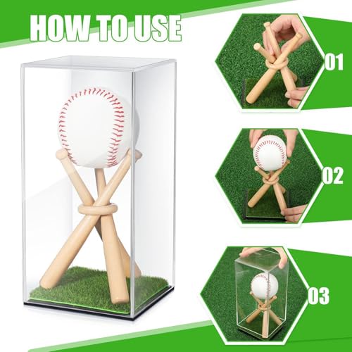 Boîte de baseball en acrylique cadeau idéal pour protéger une balle de collection dédicacée - 7
