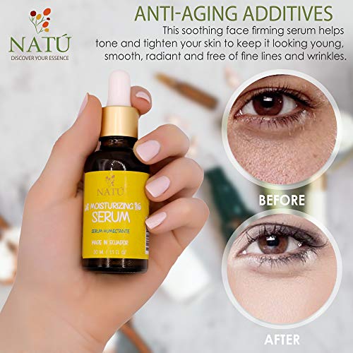 Natú Hydrating Facial Serum With Regenerating Essential Oils, 30 Ml, Natural Anti-Aging Moisturizer And Hydrating Skincare For Firming, Toning, And Clarity, Women And Men #TOP2