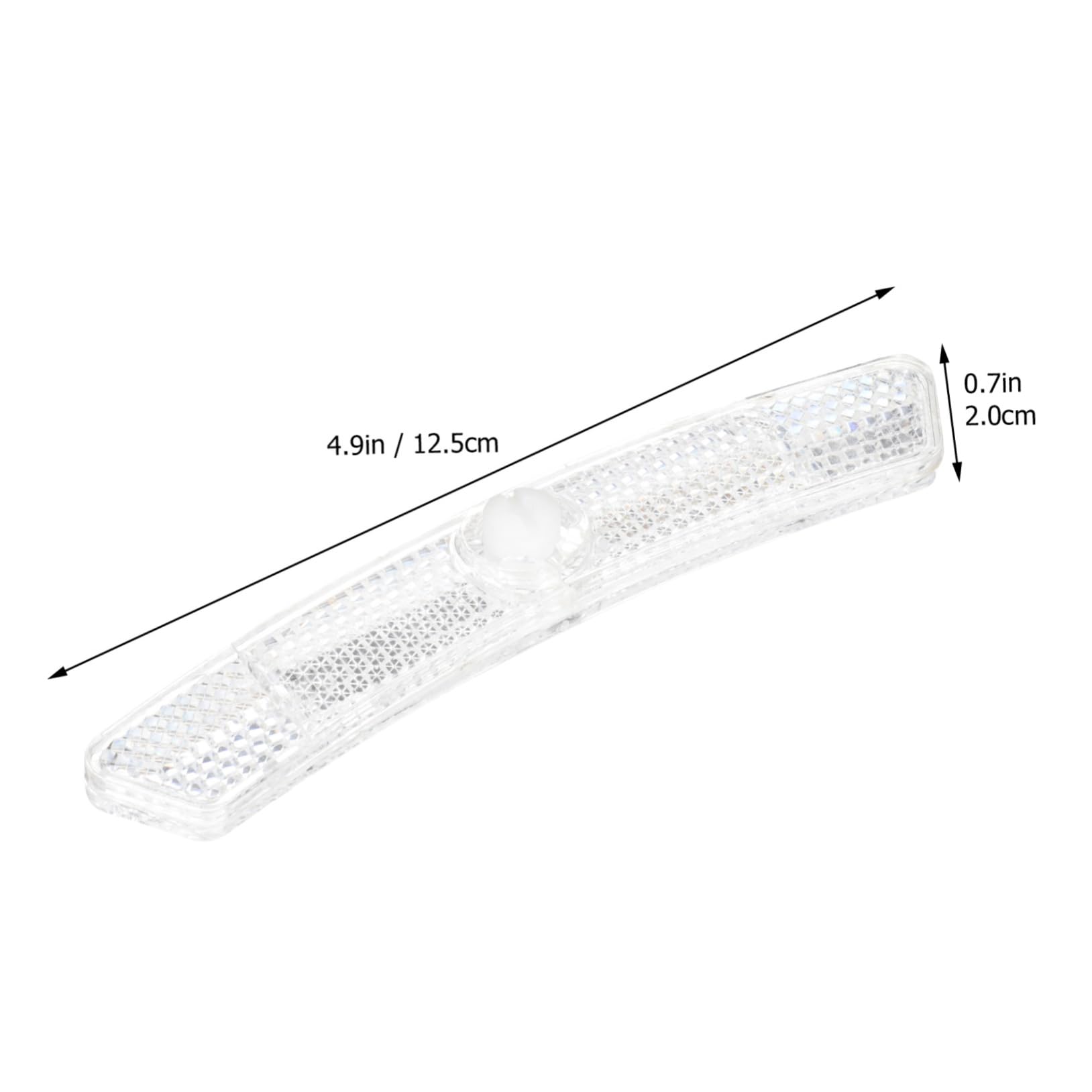 KICHOUSE 20Pcs Compact Wheel Reflectors for Bikes High Reflective Signs for Enhanced Safety Lightweight Easy Installation for Mountain Biking Touring Cars