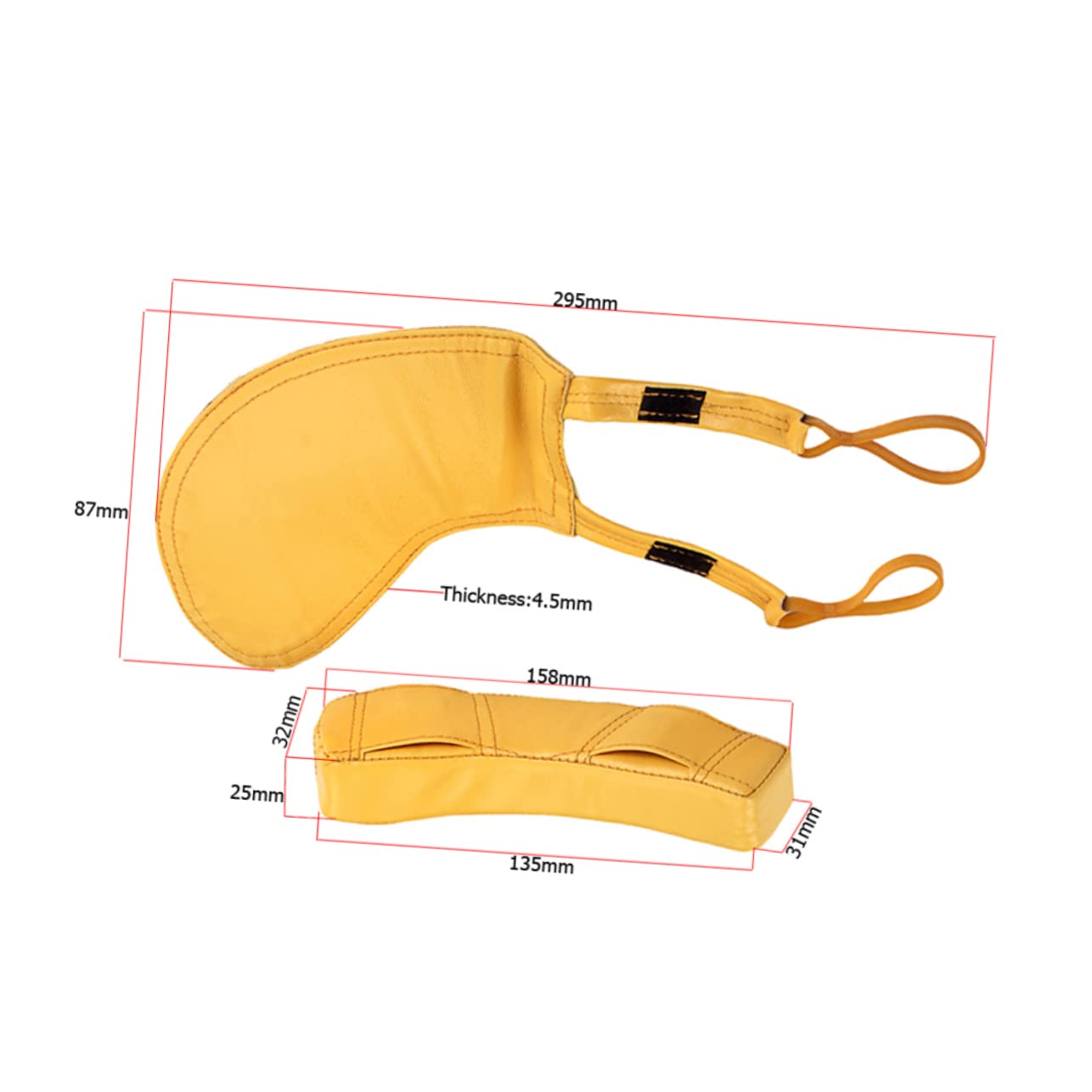 ifundom Coussin de Violon en Peau de Mouton 1/4-1/2 B499 Épaulière Réglable Confortable Protection Douce et Respirante pour Instruments de Musique