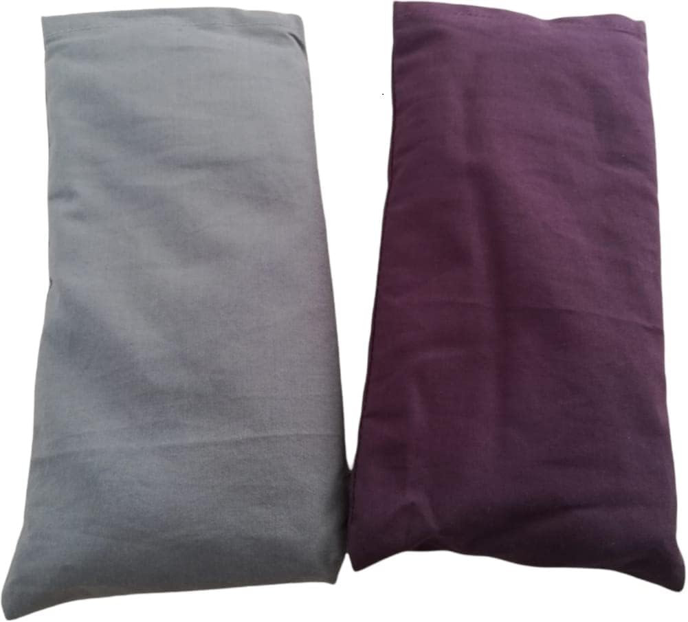 YOGA-NATION Yoga Eye Pillow Lavender scented eye pillow, Pure cotton yoga eye pillow (Purple)