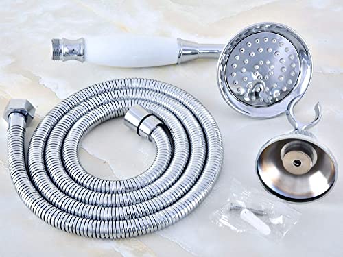 Pommeau de douche pour salle de bains familiale avec tuyau flexible de 1.5m