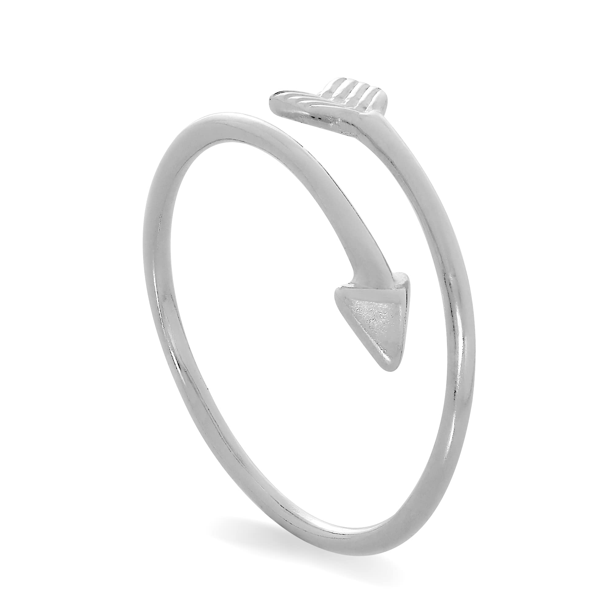 Bague Cœurs Ajustable En Argent 925/1000 - Largeur 4 Mm, Poids 0,7 G