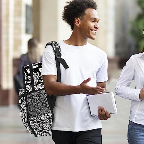 Sac à dos pour garçons multicolore à motif floral et dos ergonomique - 6