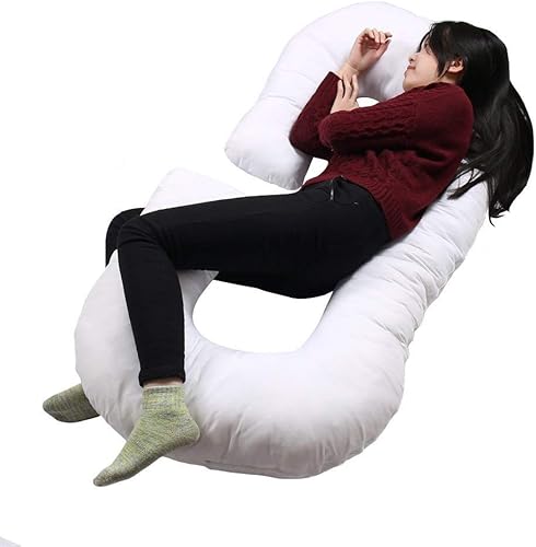 BestRest Almohada de cuerpo completo  Almohada en forma de C para embarazo, lactancia, maternidad  Cama extragrande en forma de U  Lado, pierna, disponible en Yaxa Costa Rica