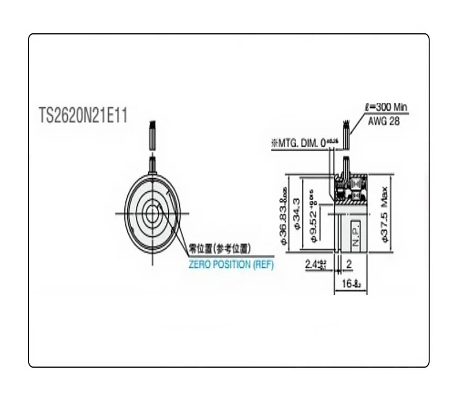 Encodeur TS2620N21E11, servomoteur, transformateur Rotatif