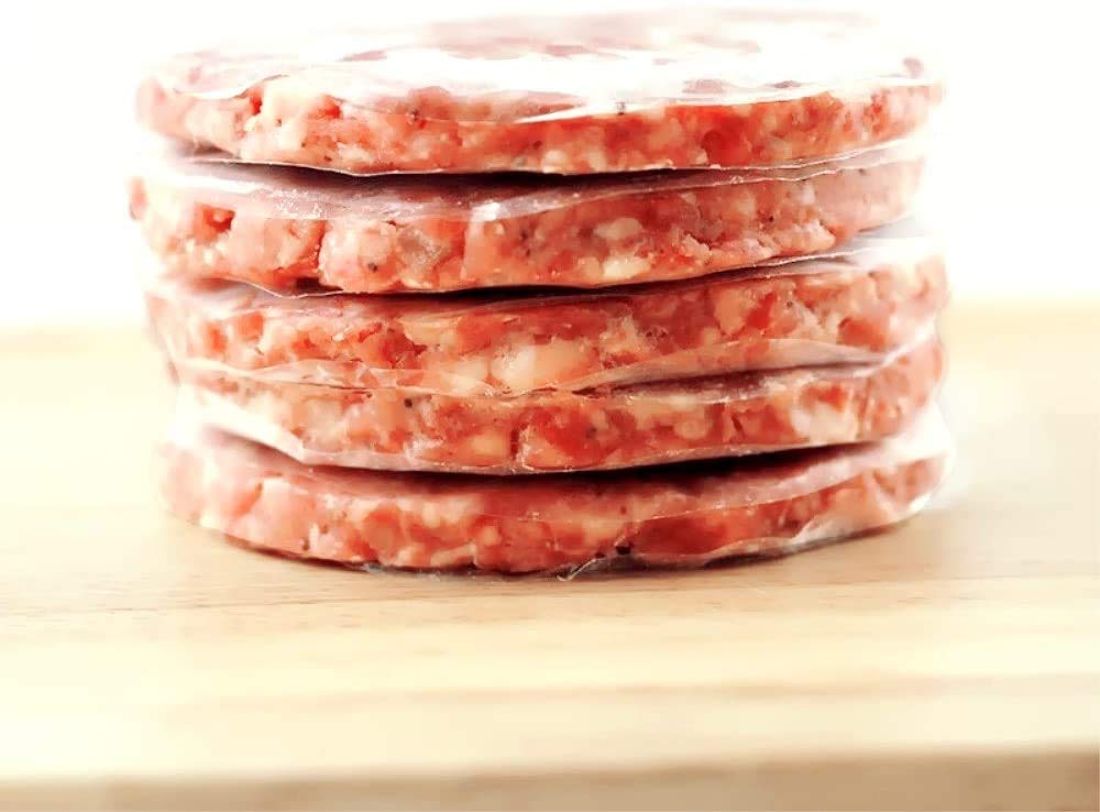 Burger Discs, 500 Pieces, Round, 12 cm, Non- Stick Parchment Paper for Burger Press and Patty Makers | Wax Sheets for Hamburger, Burger Patties, Meatballs