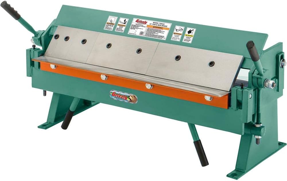 Grizzly Industrial T28522-24" 18-Gauge Benchtop Pan and Box Brake