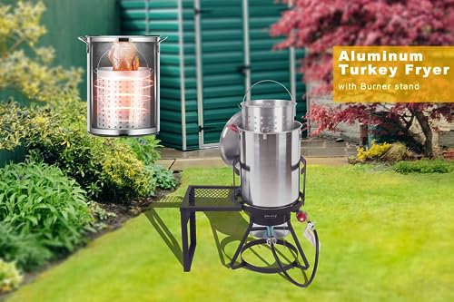Fire Riot HTK300 30Qt Turkey Fryer With Basket, Outdoor Propane Deep Fryers Burner Stand thumb #7