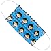 Popfunk Wonder Woman Cute Chibi Character 1-Ply Reusable Face Mask Covering, Unisex